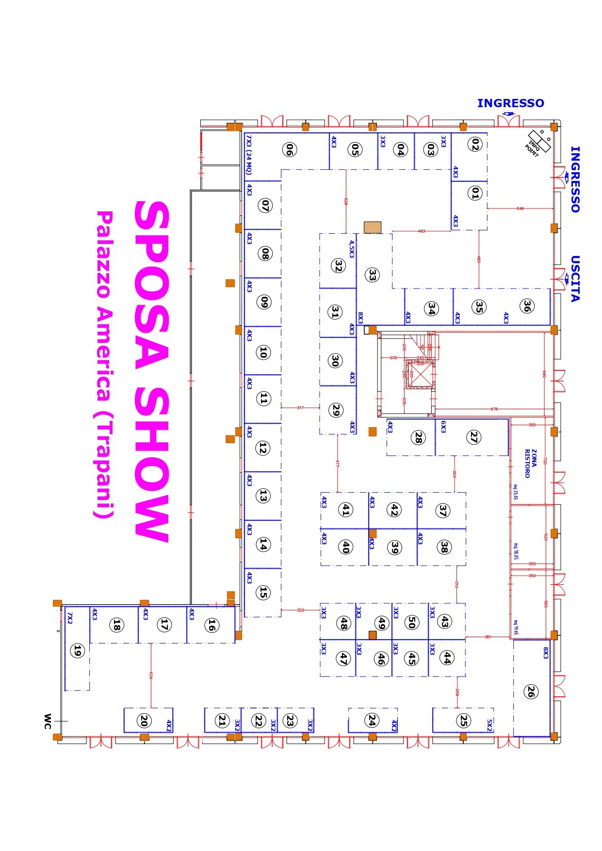 Planimetria espositiva