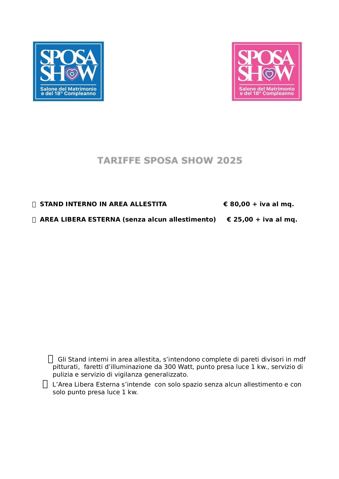 Planimetria espositiva